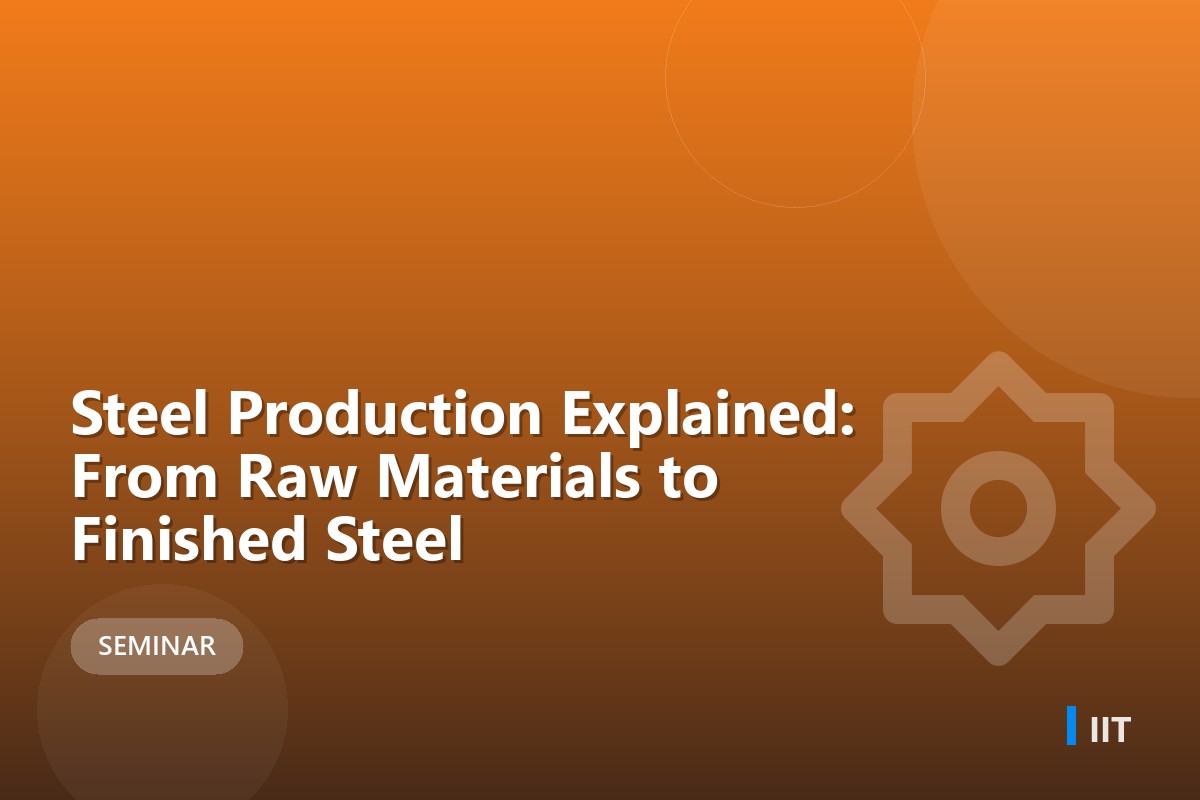 Steel Production Explained: From Raw Materials to Finished Steel